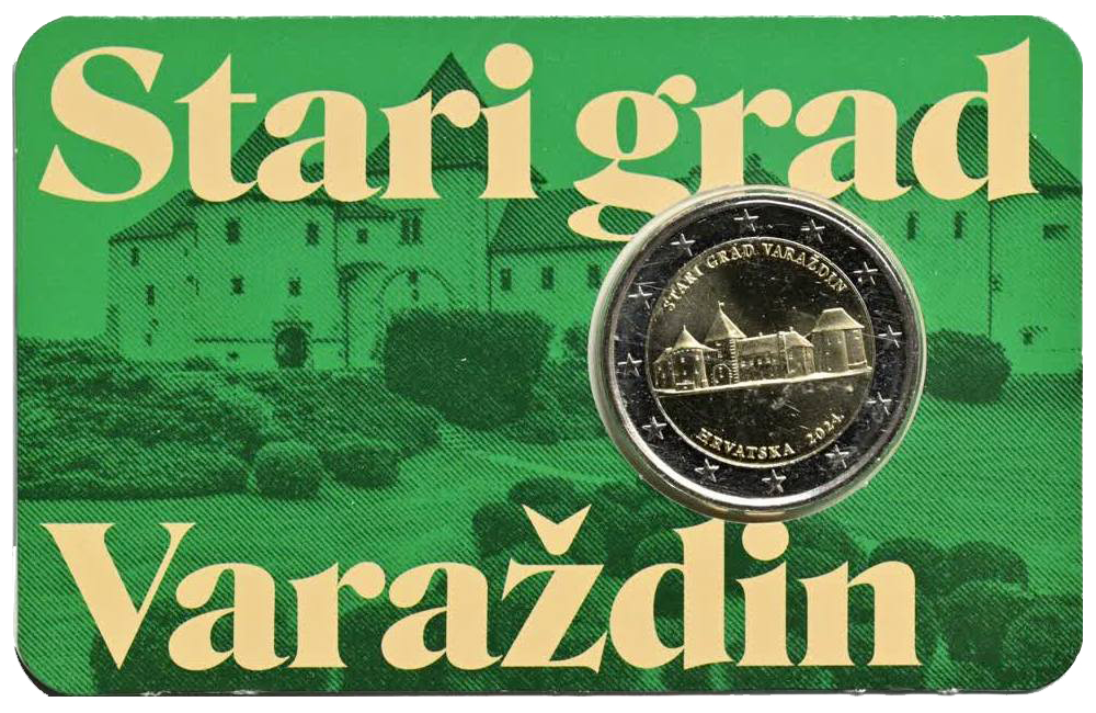 2 euros conmemorativa Ciudades Croatas, Ciudad de Varaždin